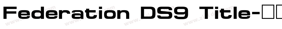 Federation DS9 Title字体转换